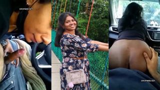 Horny Tamil Couple Blowjob – Riding Fucking in Car